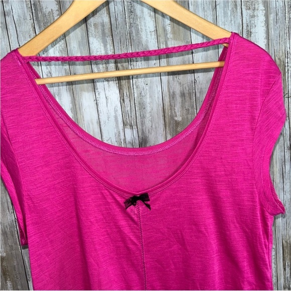 Aerie Pink Open Back Blouse - Picture 2 of 4